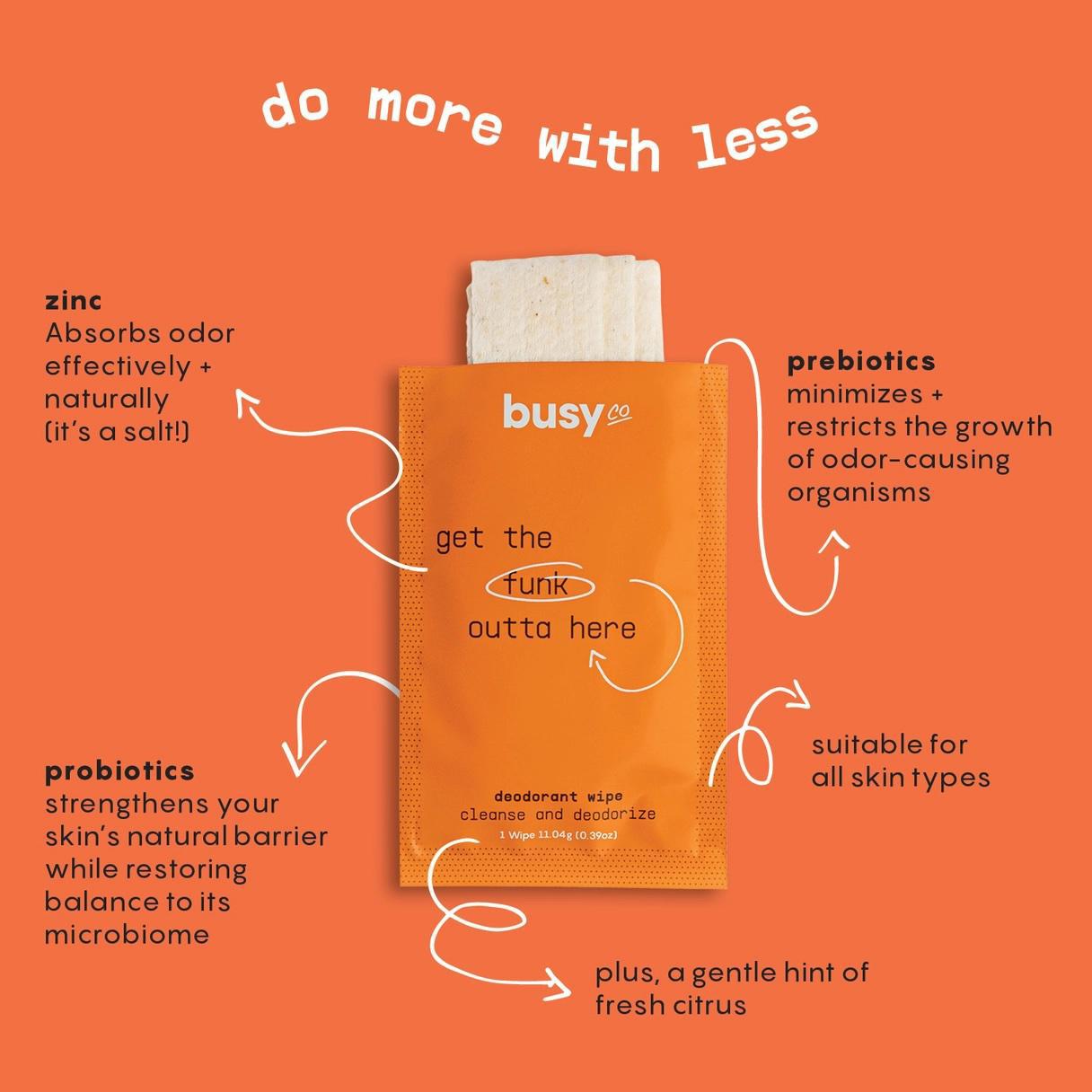 Deodorant Wipe 15 PACK