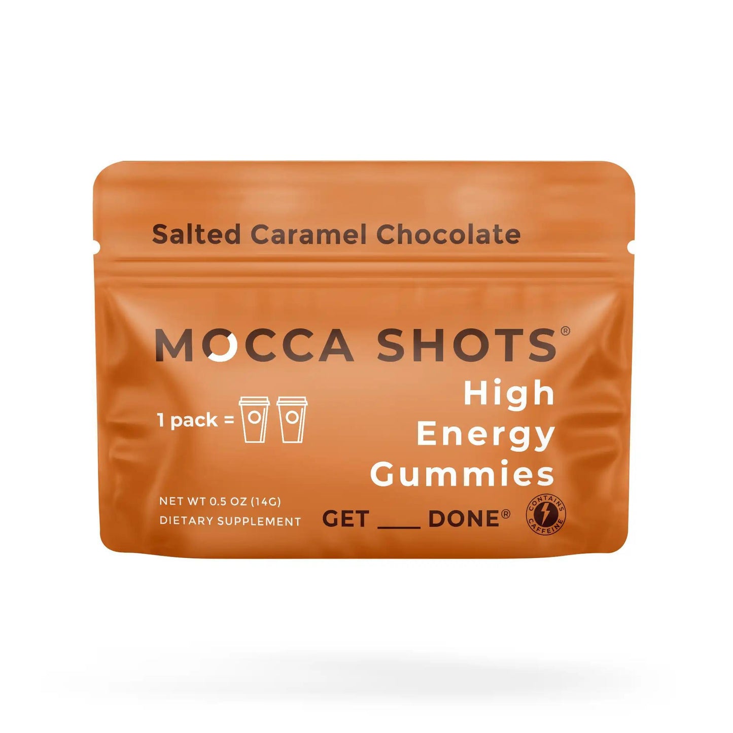 Salted Caramel Chocolate Mocca Shots High Energy Gummies