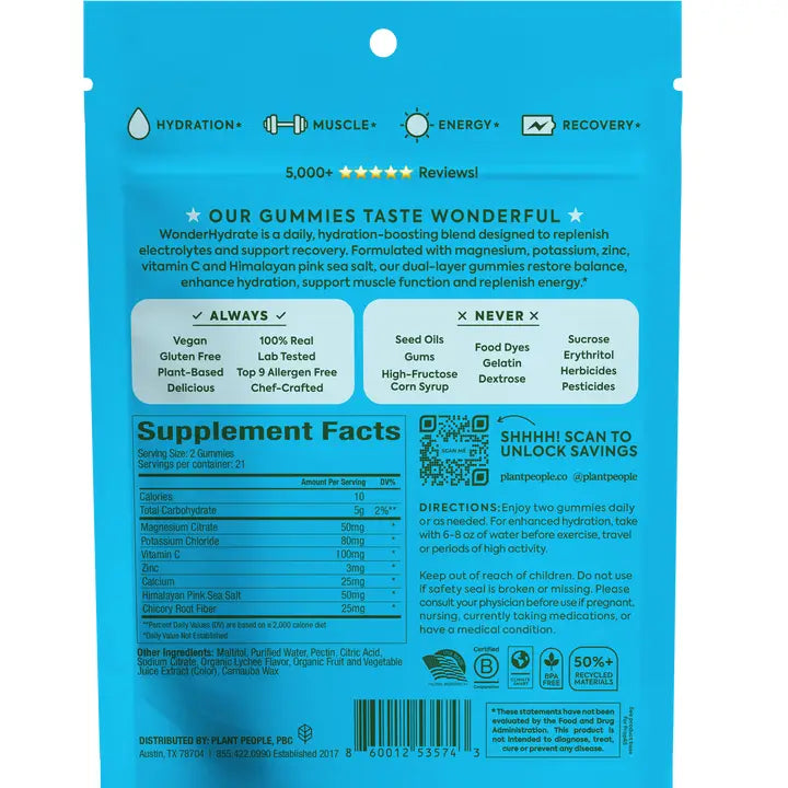 WonderHydrate Gummies