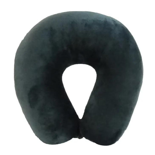 Fiber Filled Travel Neck Pillow Charcoal