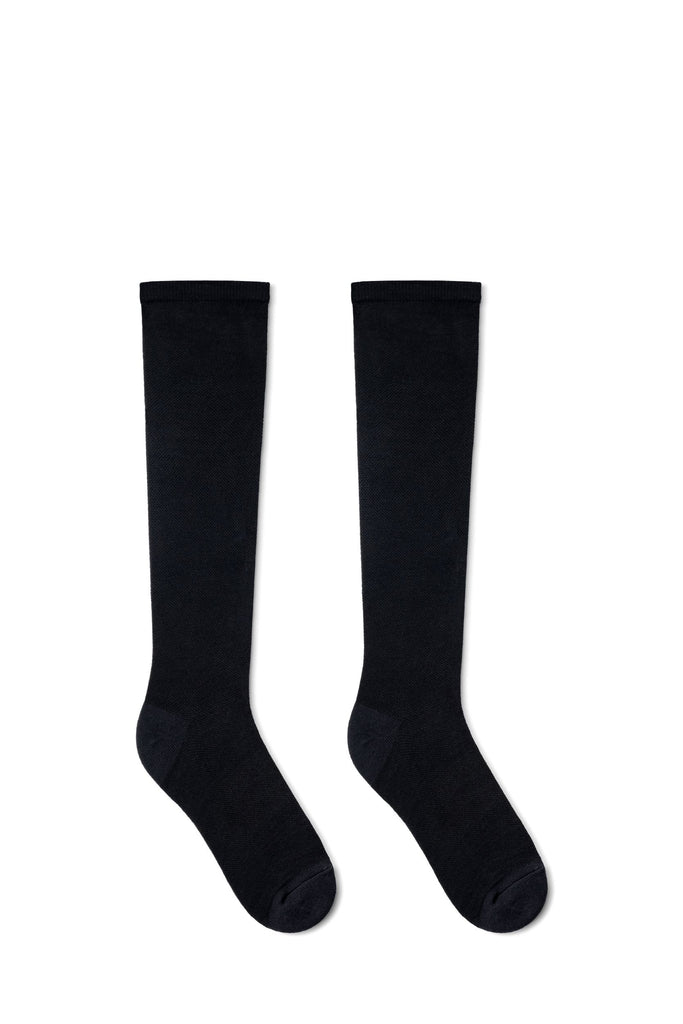 Bamboo Compression Socks Black Eclipse